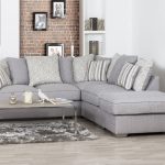 Revo LHF Fabric Corner Sofa with Stool - Furniture Barn