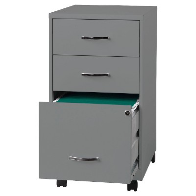 Vertical Filing Cabinet Clear Metal 3 Number Of Drawers Hirsh : Target