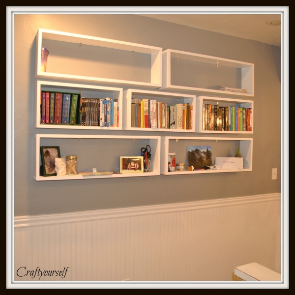 Floating Bookshelves for Modern Home Setting goodworksfurniture