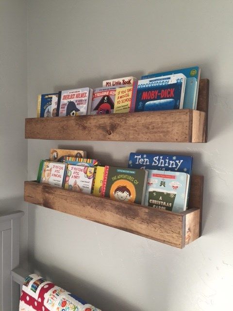 Floating Bookshelves | Set of 2 in 2019 | kids | Nursery bookshelf