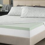 Amazon.com: Zinus 2 Inch Green Tea Memory Foam Mattress Topper, Twin