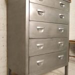 Mid-Century Metal Dresser Refinished For Sale at 1stdibs