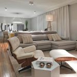 Modern apartment interior design in Brazil