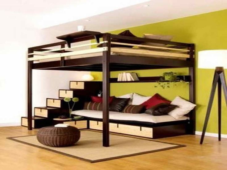 Great Bunk Beds with Couch Underneath | Big Boys Room | Pinterest