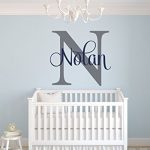 Amazon.com: Custom Name Monogram Wall Decal - Nursery Wall Decals