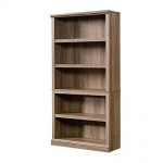Amazon.com: EFD Salt Oak Bookcase 5 Shelves Brown Wooden Modern