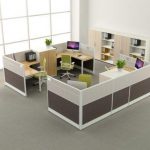 Modern Office Cubicles 5'x5' - 6 pack - Freedman's Office Furniture