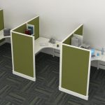 6' x 6' Modern Cubicles With 67