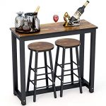 Amazon.com - Tribesigns 3-Piece Pub Table Set, Counter Height Dining
