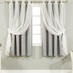Look at this Gray Tulle Blackout Short Curtain Panel - Set of Four