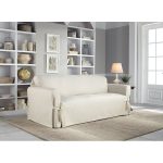 Serta Cotton Duck Box Cushion Sofa Slipcover & Reviews | Wayfair