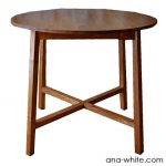 Ana White | Round X Base Table - DIY Projects