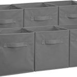 Amazon.com: AmazonBasics Foldable Storage Cubes - 6-Pack, Grey: Home