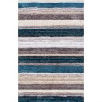 Blue & White Striped Rugs You'll Love | Wayfair