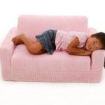 Amazon.com: Fun Furnishings Sofa Sleeper, Pink Chenille: Kitchen