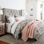 Harper Upholstered Tufted Tall Bed | Pottery Barn