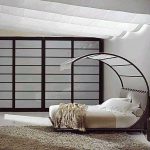 Bedroom Designs: Modern Sense Bed Frame White Shade Unique Bedroom