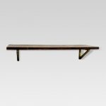 Wall Shelf With Polished Brass Brackets - Medium - Threshold™ : Target