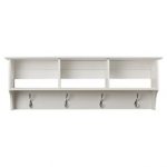 Entryway Shelf With Hooks | Wayfair