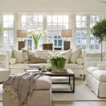 white and off white traditional living room | Living Room Design