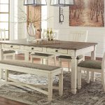 Bolanburg Dining Table and 4 Chairs and Bench Set | Ashley .