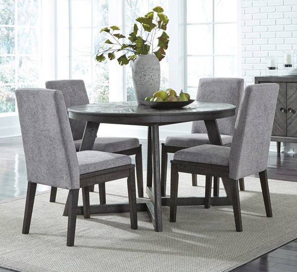 Ashley Furniture Besteneer 5pc Round Dining Room Set | The Classy Ho