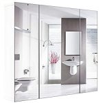 Amazon.com: HOMFA Bathroom Wall Mirror Cabinet, 27.6 X 23.6 Inch .