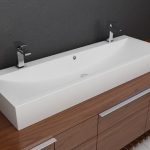 Solid Surface Double Countertop Sink | Sinks Galle