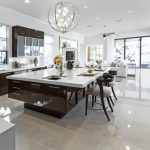 20 Beautiful Kitchens with White Cabinets and Modern Kitchen Islan