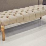 elegant and luxurious bed ottoman bench design in cream color with .