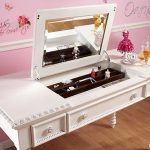 Disney Princess White Desk w Vanity Mirror | White desks, Vanity .