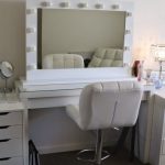 Ikea Makeup Vanity Set With Lights In White Color And Comfy .