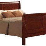 Amazon.com: BOWERY HILL Traditional Style Queen Sleigh Bed in .