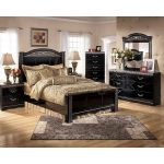Ashley Constellations B104 King Size Panel Bedroom Set 5pcs in .
