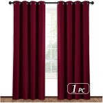 Amazon.com: NICETOWN Burgundy Curtains for Living Room - (Burgundy .