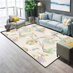 Amazon.com: Lantern Soft Rugs for Living Room Colorful Origami .