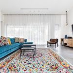 6X9 Mandala rug very colorful wool rug. Great as living room | Et