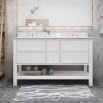Buy Douvier Contemporary 60" Wood Double Sink Bathroom Vanity with .
