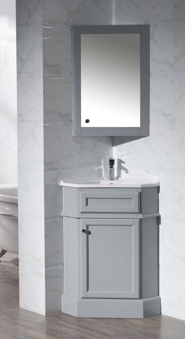 Corner Bathroom Vanities - Small Bathroom Ideas 1