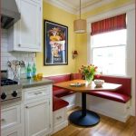 Classy Kitchen Table Booth | Booth seating in kitchen, Corner .