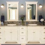 A white bathroom storage cabinet blends well with most decor. You .