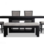 Cosmopolitan 6 Piece Dining Set with Bench | Contemporary dining .