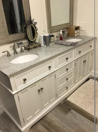 Home Decorators Collection Fremont 72 in. Double Vanity in White .