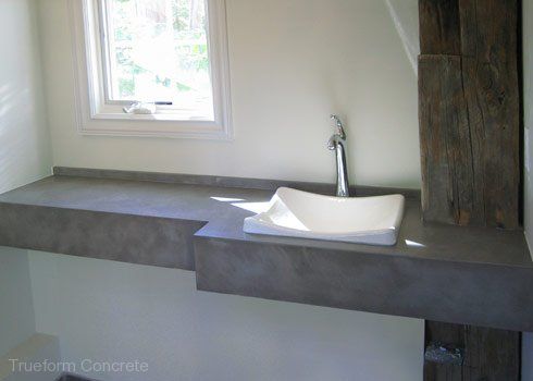 Concrete Vanity Tops -Trueform Concrete Custom Work | Vanity tops .