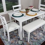 4 Person 5 Piece Kitchen Dining Table Set 1 Table 3 Leather Chairs .