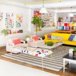 Oh Happy Day Studio Tour: Living Room | Colorful living room .