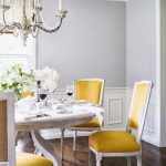 Yellow Dining Chairs - Transitional - dining room - Farrow and .