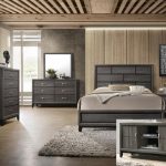 Natalie - Grey - 5-PC Queen Bedroom Set – Mega Furniture