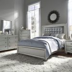Celestial Glam Bedroom Set Queen Bed&Nightstand/Option; Dresser .