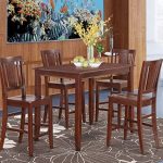 Amazon.com - 5 Pc Counter height Table set-high top Table and 4 .